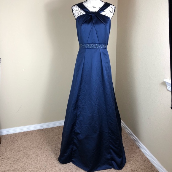 David's Bridal Dresses & Skirts - David’s Bridal Midnight Blue Prom Formal Dress 14